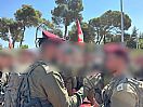 טקס קבלת הכומתה האדומה של לוחמי הצנחנים הצעירים של חטיבת הצנחנים